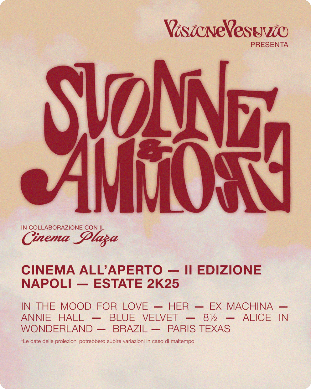 Locandina rassegna futura SVONNE AMMORADN